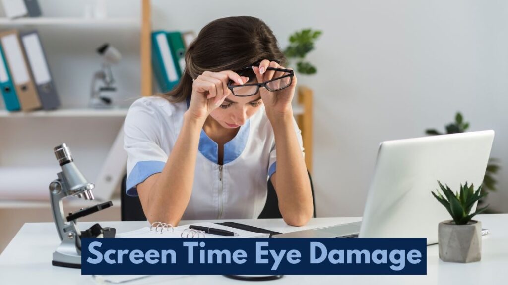 Screen Time Eye Damage