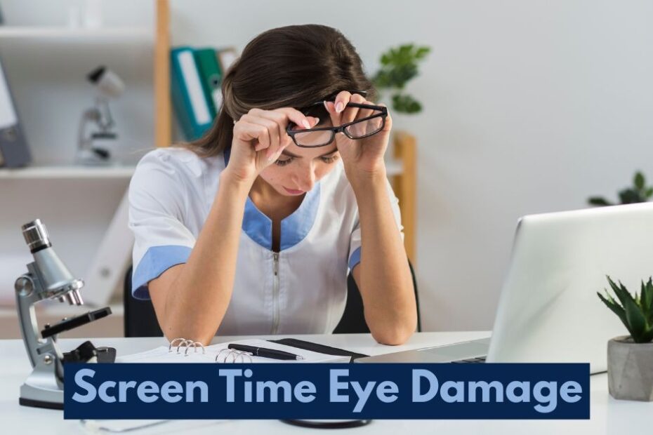 Screen Time Eye Damage